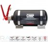 OMP, System gaśniczy stalowy, mechaniczny 2,8l, Black collection, Homologacja FIA